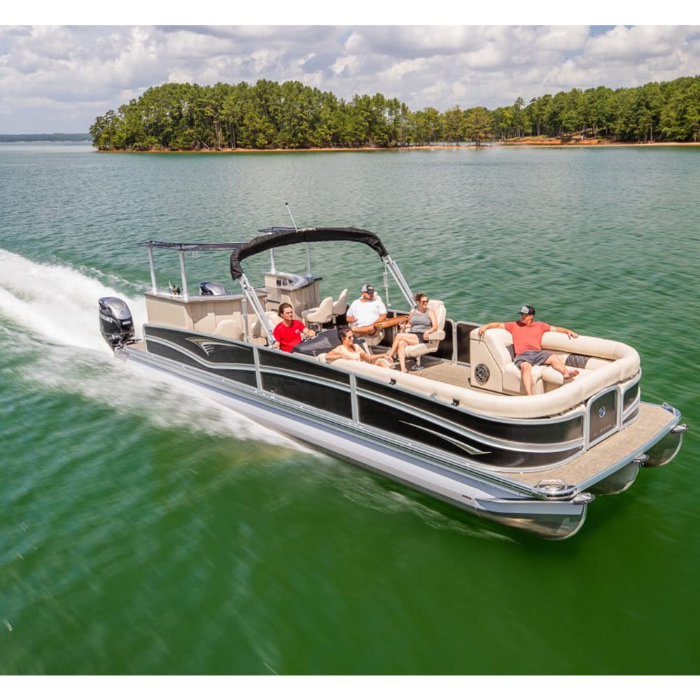 Cheap Luxury Brand New Party Barge Aluminium Cruising Pontoon Boat Boats for Family With Motor for Sale